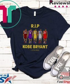 Rip Kobe Bryant Through The Period 1978 2020 Official T-Shirts