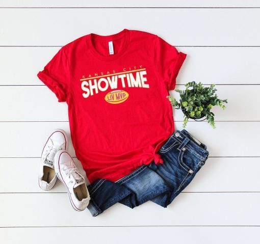 SHOWTIME MVP SHIRT Kansas City Chiefs Super Bowl LIV Champions Gift T-Shirts