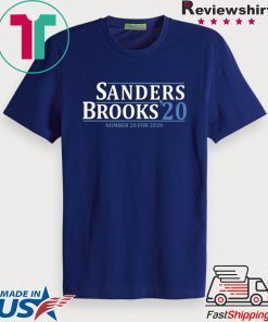 Sanders Brooks number 20 for 2020 Gift T-Shirt