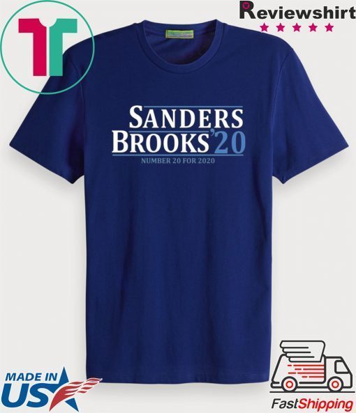 Sanders Brooks number 20 for 2020 Gift T-Shirt