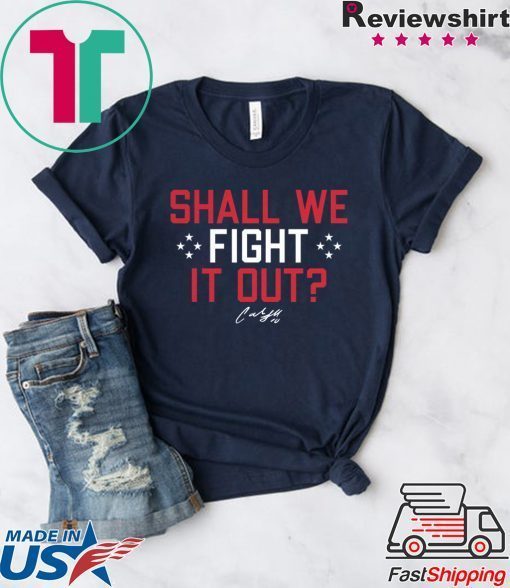 Shall We Fight it Out USWNTPA Licensed Gift T-Shirt