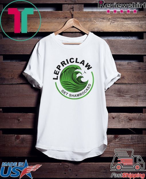 St Partrick’s Day Drinking Lepriclaw Get Shamrocked White Claw Gift T-Shirt