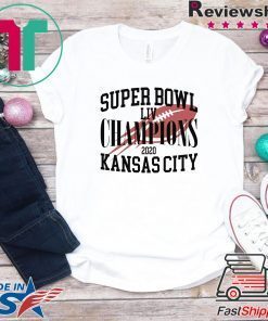 Super Bowl LIV Champions Kansas City Chiefs Football Official T-Shirts