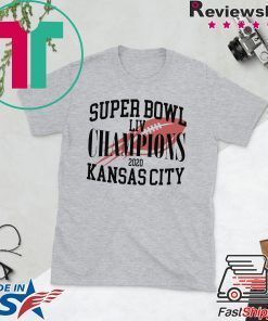 Super Bowl LIV Champions Kansas City Chiefs Football Official T-Shirts