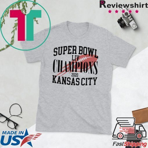 Super Bowl LIV Champions Kansas City Chiefs Football Official T-Shirts