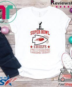 Super Bowl LIV Champions Kansas City Football Official T-Shirt