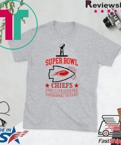 Super Bowl LIV Champions Kansas City Football Official T-Shirt