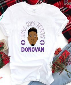 TELL HIS STORY - DONOVAN MITCHELL - UTAH JAZZ GIFT T-SHIRT