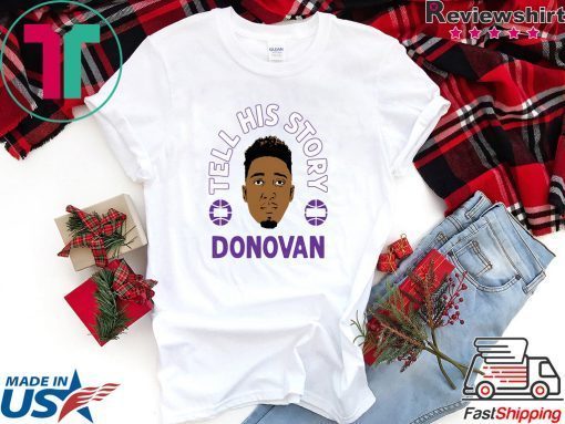 TELL HIS STORY - DONOVAN MITCHELL - UTAH JAZZ GIFT T-SHIRT