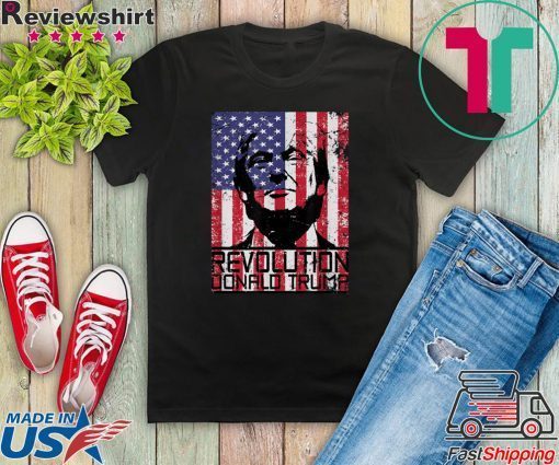TRUMP REVOLUTION 2020 Pro Republicans Campaign Supporter Gift T-Shirt