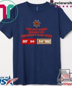 The Big Game Miami Live February 2nd 2020 Football Bowl Game Gift T-Shirts