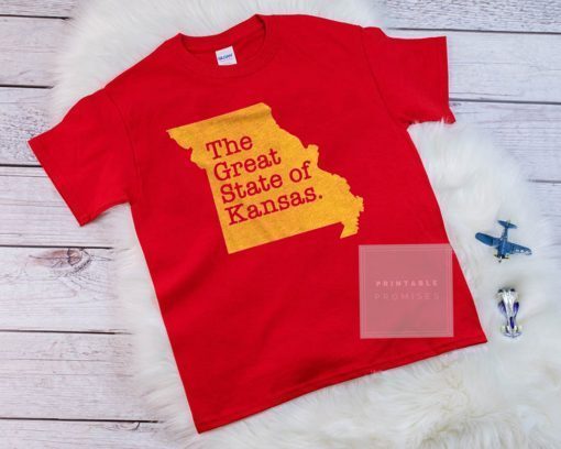 The Great State Of Kansas City Chiefs 1969-2020 Gift T-Shirt