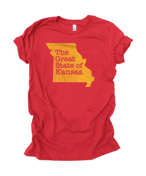 The Great State Of Kansas City Chiefs Super Bowl LIV Gift T-Shirts