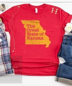 The Great State Of Kansas City Chiefs championship Gift T-Shirts