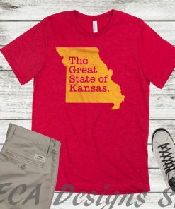 The Great State Of Kansas City Chiefs super bowl Gift T-Shirts