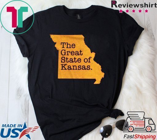 The Great State Of Kansas City Chiefs super bowl Gift T-Shirts