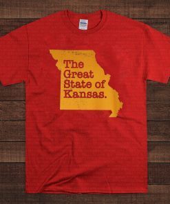 The Great State Of Kansas Gift Tee Shirt