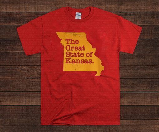 The Great State Of Kansas Gift Tee Shirt