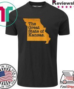 The Great State Of Kansas Gift Tee Shirt