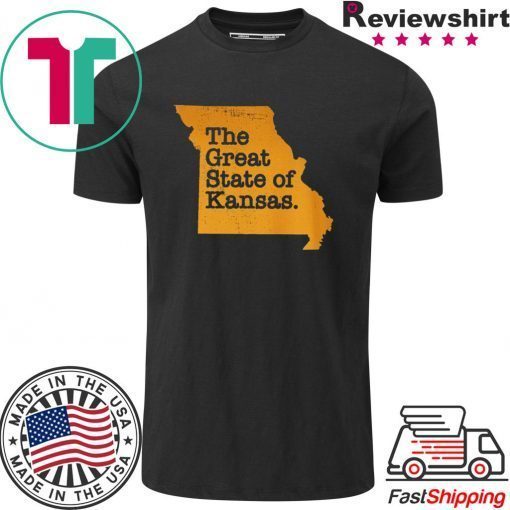 The Great State Of Kansas Gift Tee Shirt