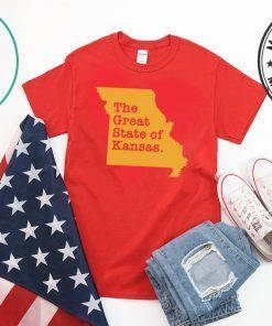 The Great State Of Kansas football Gift T-Shirts