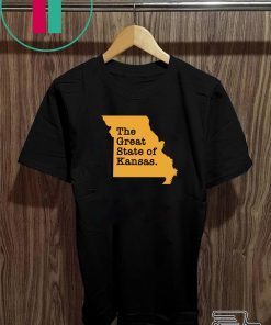 The Great State Of Kansas football Gift T-Shirts