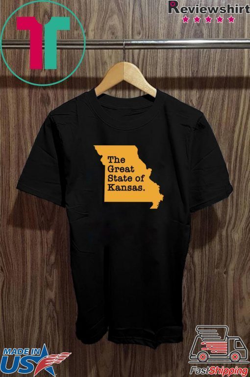 The Great State Of Kansas football Gift T-Shirts