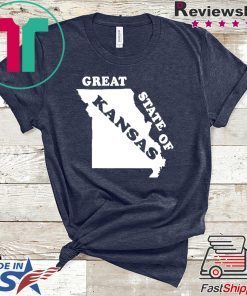 The Great State of Kansas Funny Missouri Gift T-Shirts