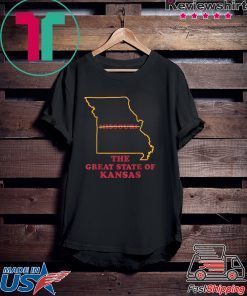 The Great State of Kansas Missouri Funny Marker Correction Gift T-Shirt