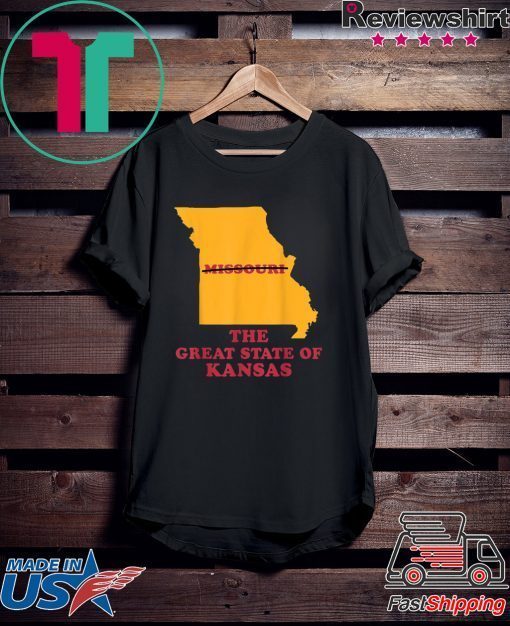 The Great State of Kansas Missouri Funny Marker Correction Gift T-Shirts