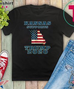 The Great State of Kansas Supports Trump 2020 The Sequel Gift T-Shirt