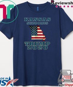 The Great State of Kansas Supports Trump 2020 The Sequel Gift T-Shirt