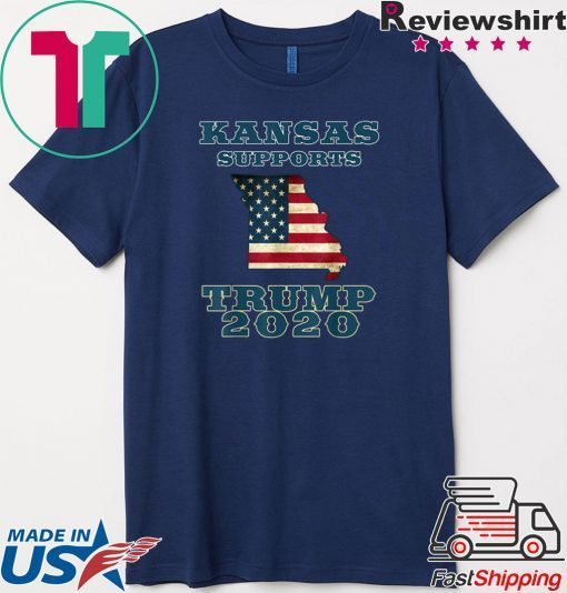 The Great State of Kansas Supports Trump 2020 The Sequel Gift T-Shirt