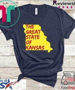 The Great State of Kansas or Missouri Premium Gift T-Shirts