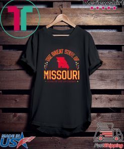 The Great State of Missouri KC Football Gift T-Shirts