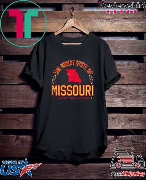 The Great State of Missouri KC Football Gift T-Shirts