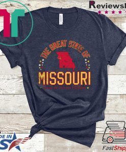 The Great State of Missouri KC Football Gift T-Shirts