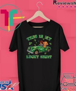 This is My Lucky Driving Dachshund Dogs Lover Funny Gift T-Shirt