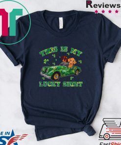 This is My Lucky Driving Dachshund Dogs Lover Funny Gift T-Shirt