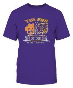 Tigers Divided College Football T-Shirt