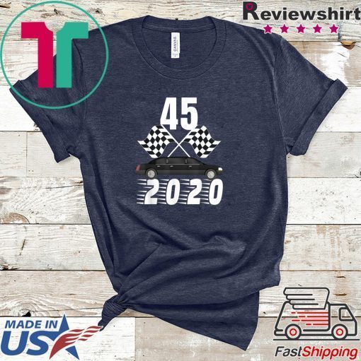 Trump Limo Checkered Flag 2020 Race Gift T-Shirt