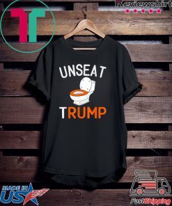 Unseat Trump Rump Toilet Throne Tweet Meme Anti Trump Saying Gift T-Shirt