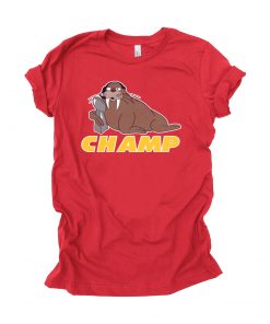 WALRUS CHAMPS - ANDY REID T-SHIRT Kansas City Chiefs Super Bowl LIV Champions Gift T-Shirts
