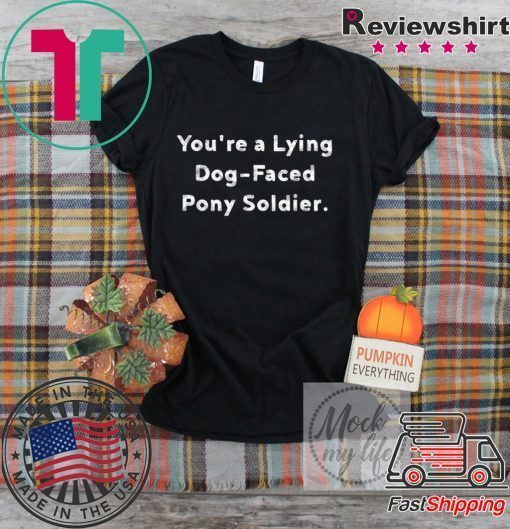 You're a Lying Dog-Faced Pony Soldier Joe Biden Gift T-Shirts