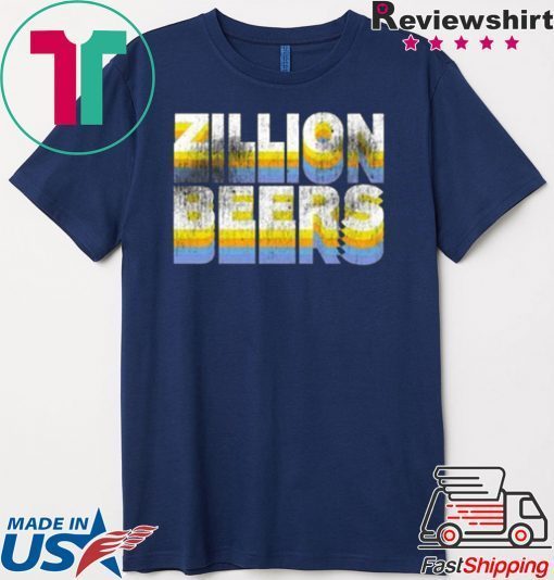 Zillion Beers Retro Pocket Gift T-Shirt