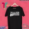 Zillion Beers Shamrock St Patrick’s Day Gift T-Shirts