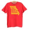the great state of kansas Kansas city football Gift T-Shirt