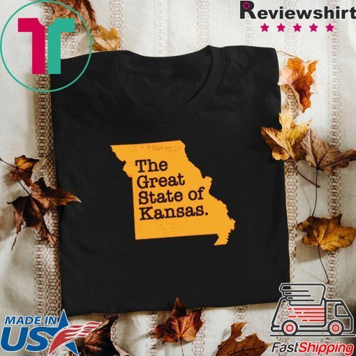 the great state of kansas Kansas city football Gift T-Shirt