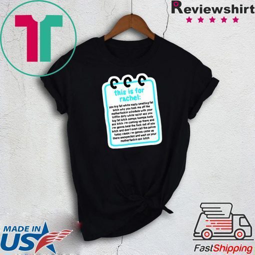 this is for rachel shirts tik tok Tee Shirts