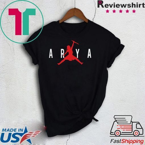 Air Arya Shirt - Game Of Thrones Jumpman Arya Stark Official T-Shirt